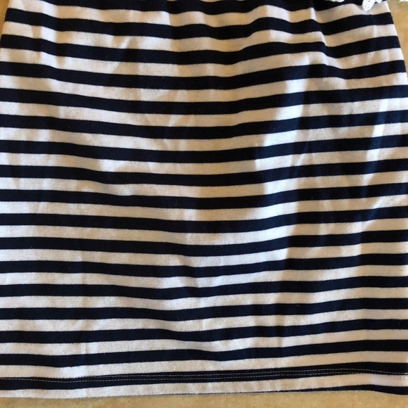 IN GIRL SZ 7 DRESS STRIPED SWEATER OVERLAY GIRLS - Picture 2 of 4